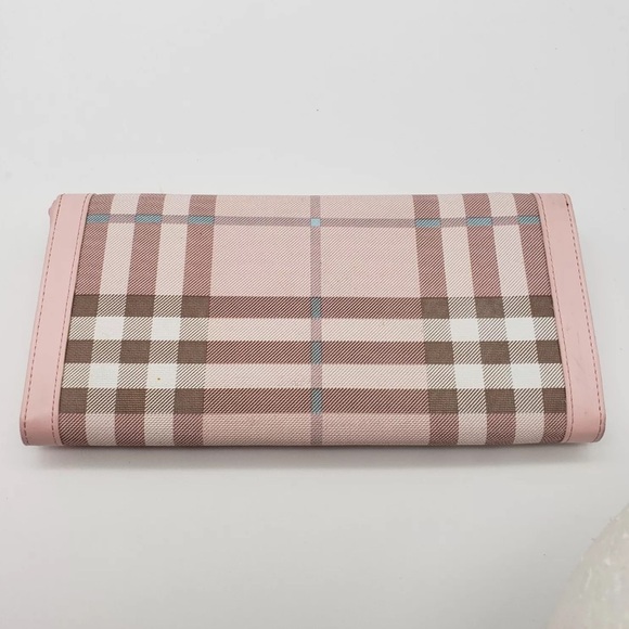 Pink Burberry Nova Check Shopper Tote w/  Pink Burberry Wallet - Picture 13 of 16